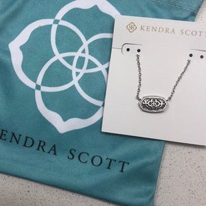 Kendra Scott Elisa Necklace in Silver Filigree